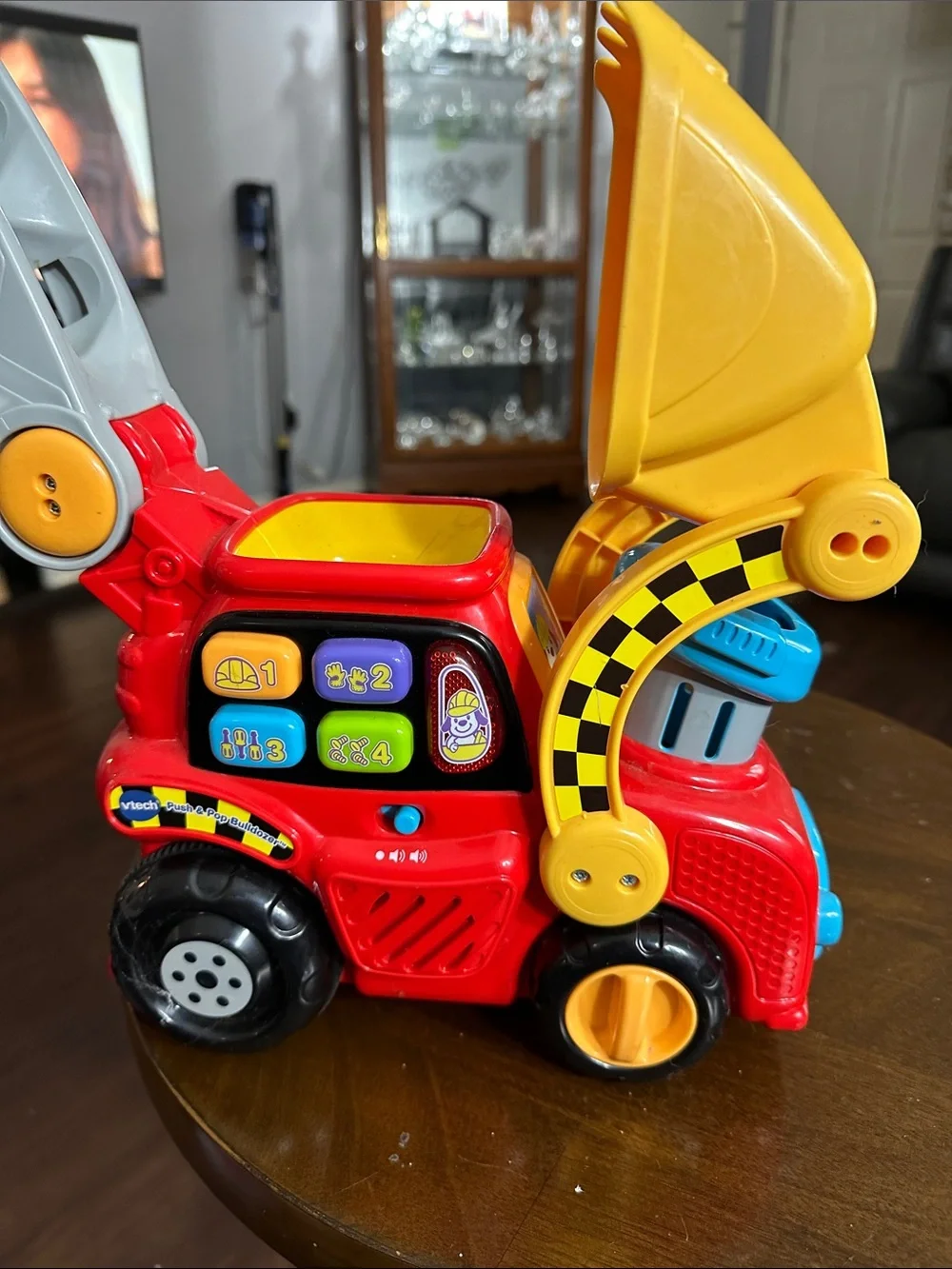 VTech Red & Yellow Interactive Construction Truck Toy